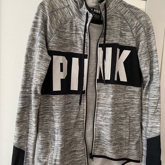 Pink Victoria Secret Sport Zip-up Hoodie - Picture 1 of 3